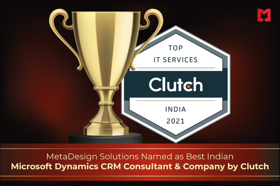 MetaDesign Solutions Named as Best Indian Microsoft Dynamics CRM Consultant & Company by Clutch