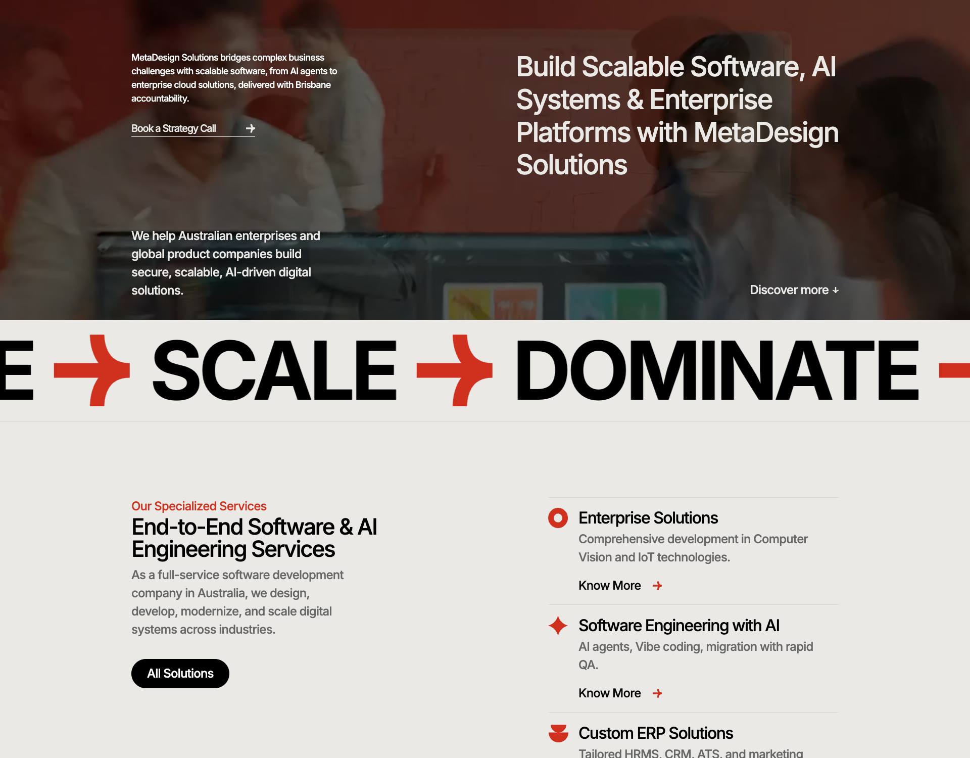 MetaDesign Solutions — global engineering teams at work poster